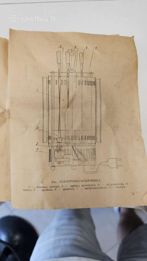 Originali Belaz elektrinė šašlykinė Эшв-1,0/220 - nuotraukos Nr. 8