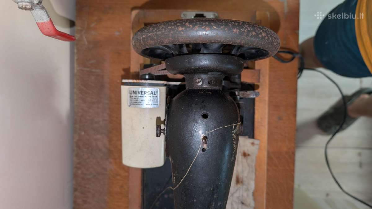 Antikvarinė singer su motoru - nuotraukos Nr. 4