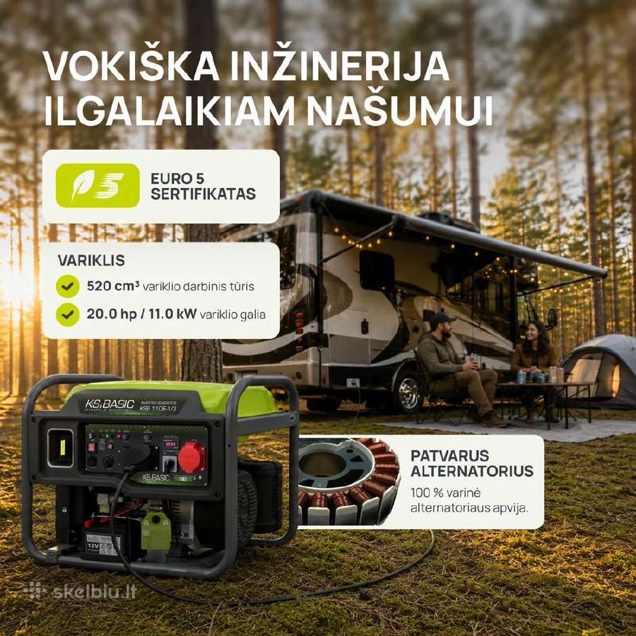 Inverterinis trifazis generatorius 11kw - nuotraukos Nr. 4