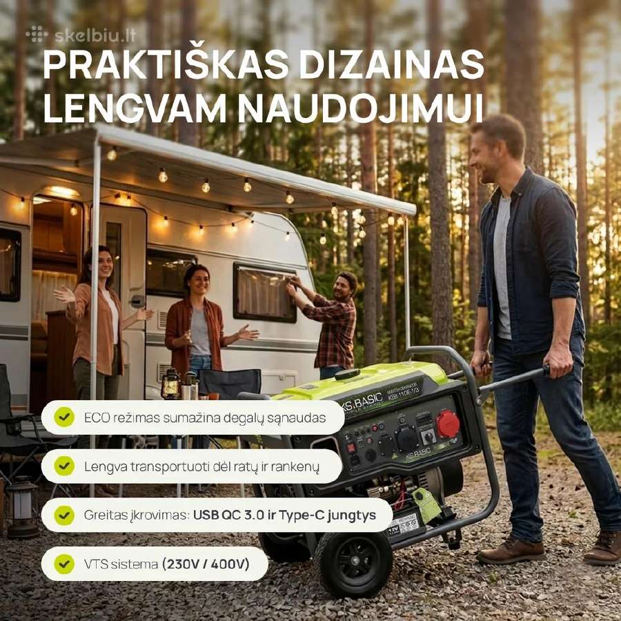 Inverterinis trifazis generatorius 11kw - nuotraukos Nr. 5
