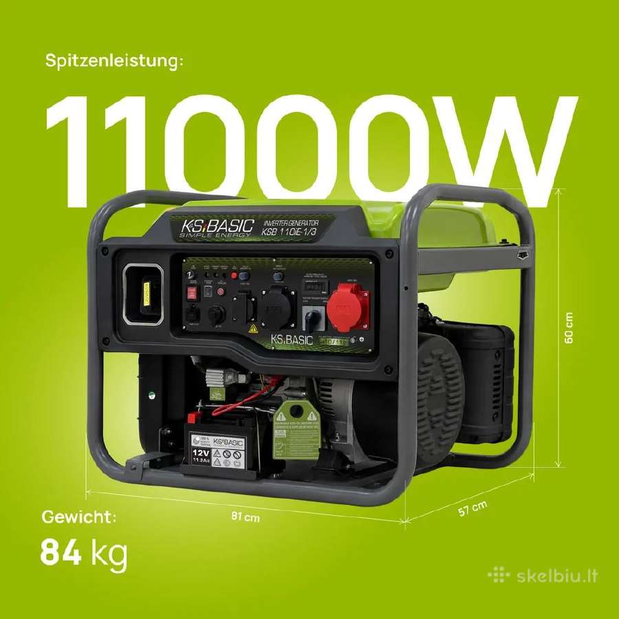 Inverterinis trifazis generatorius 11kw - nuotraukos Nr. 9