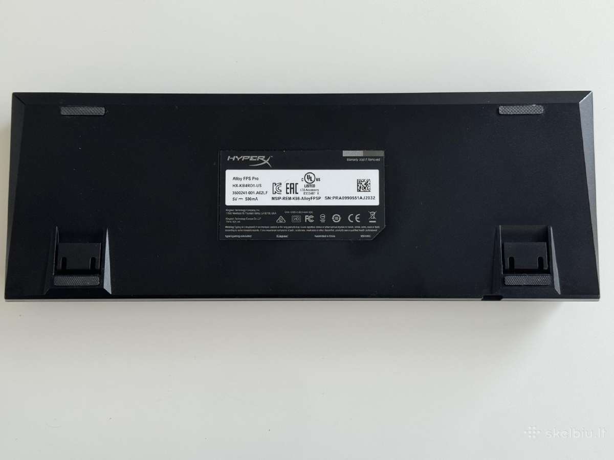 Hyperx klaviatūra alloy fps pro - nuotraukos Nr. 4
