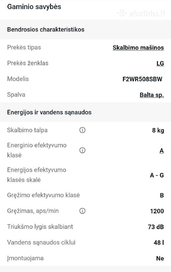 Nauja skalbimo mašina - nuotraukos Nr. 4