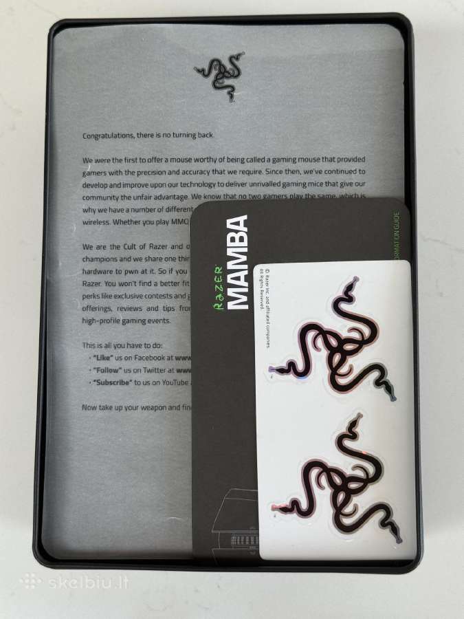 Razer mamba pelė - nuotraukos Nr. 4