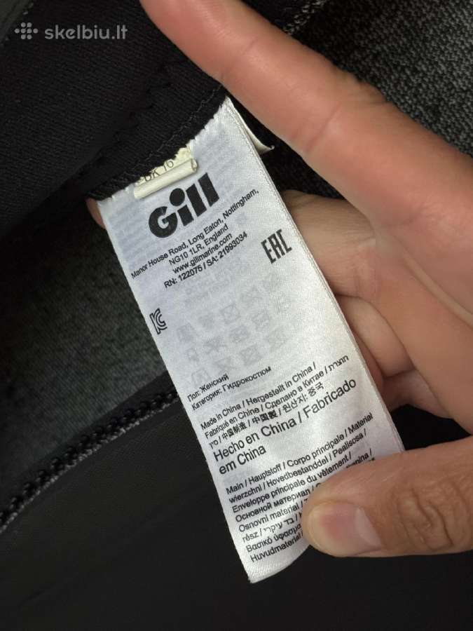 Gill 4/3mm moteriškas hidro kostiumas 42 dydis - nuotraukos Nr. 23