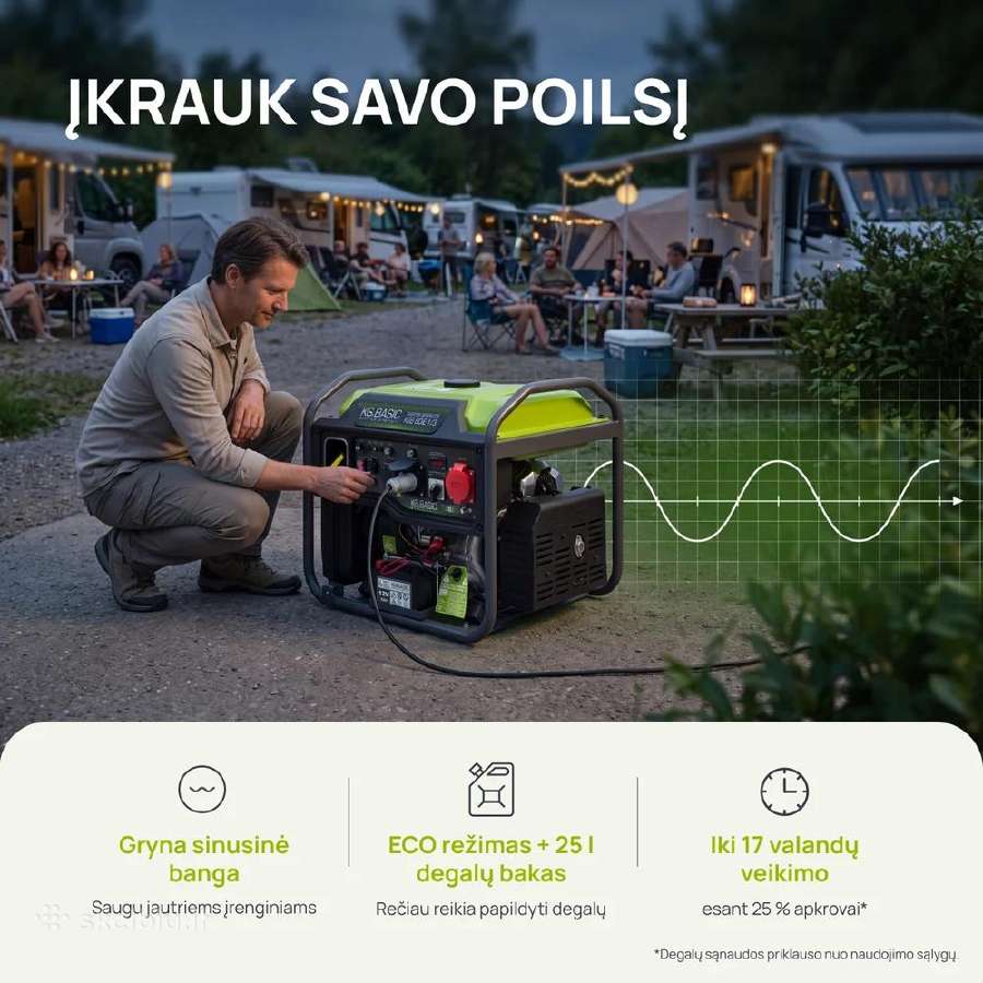 Inverterinis trifazis generatorius 8kw - nuotraukos Nr. 7