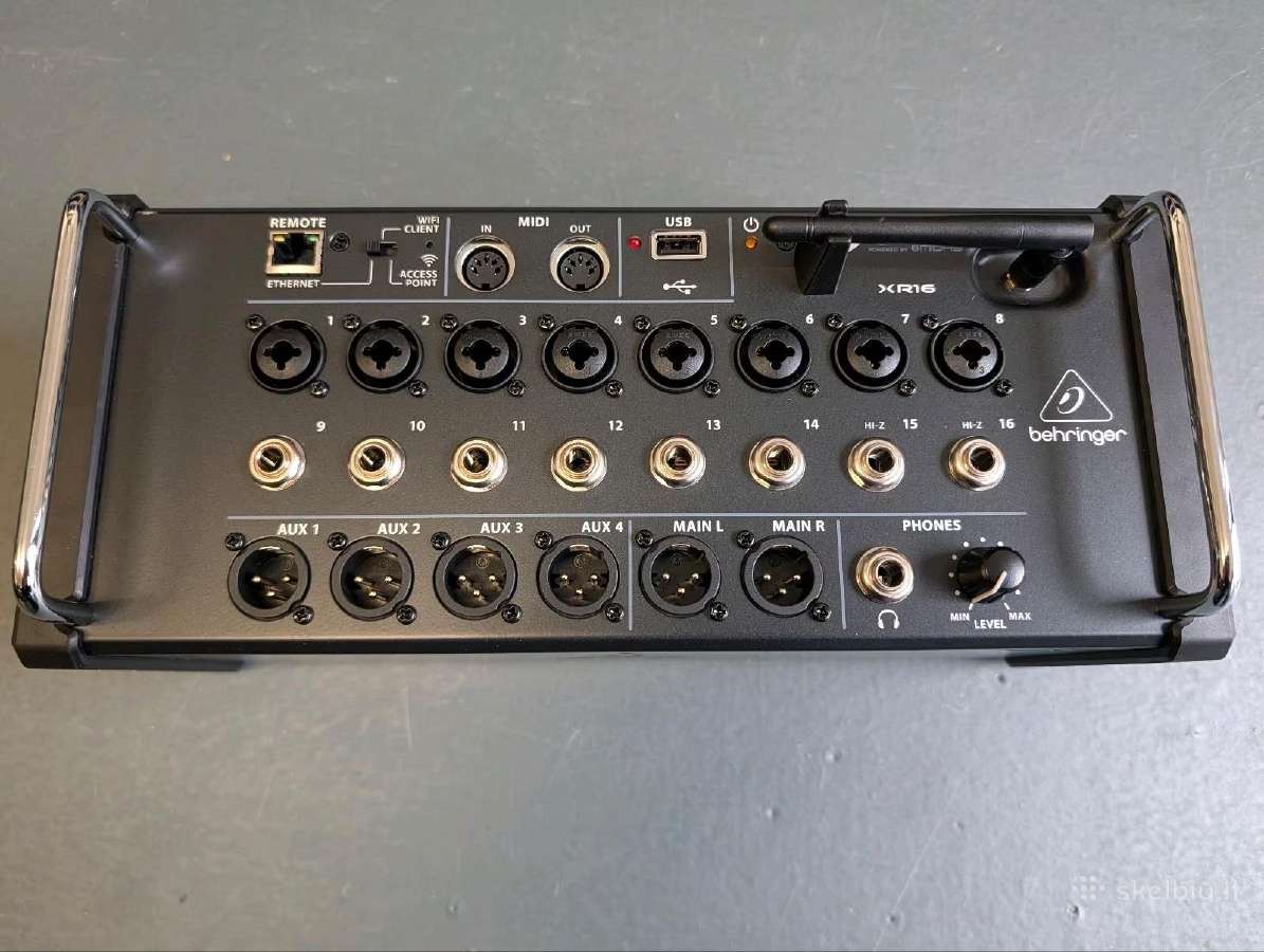 Behringer x air xr 16 - nuotraukos Nr. 2