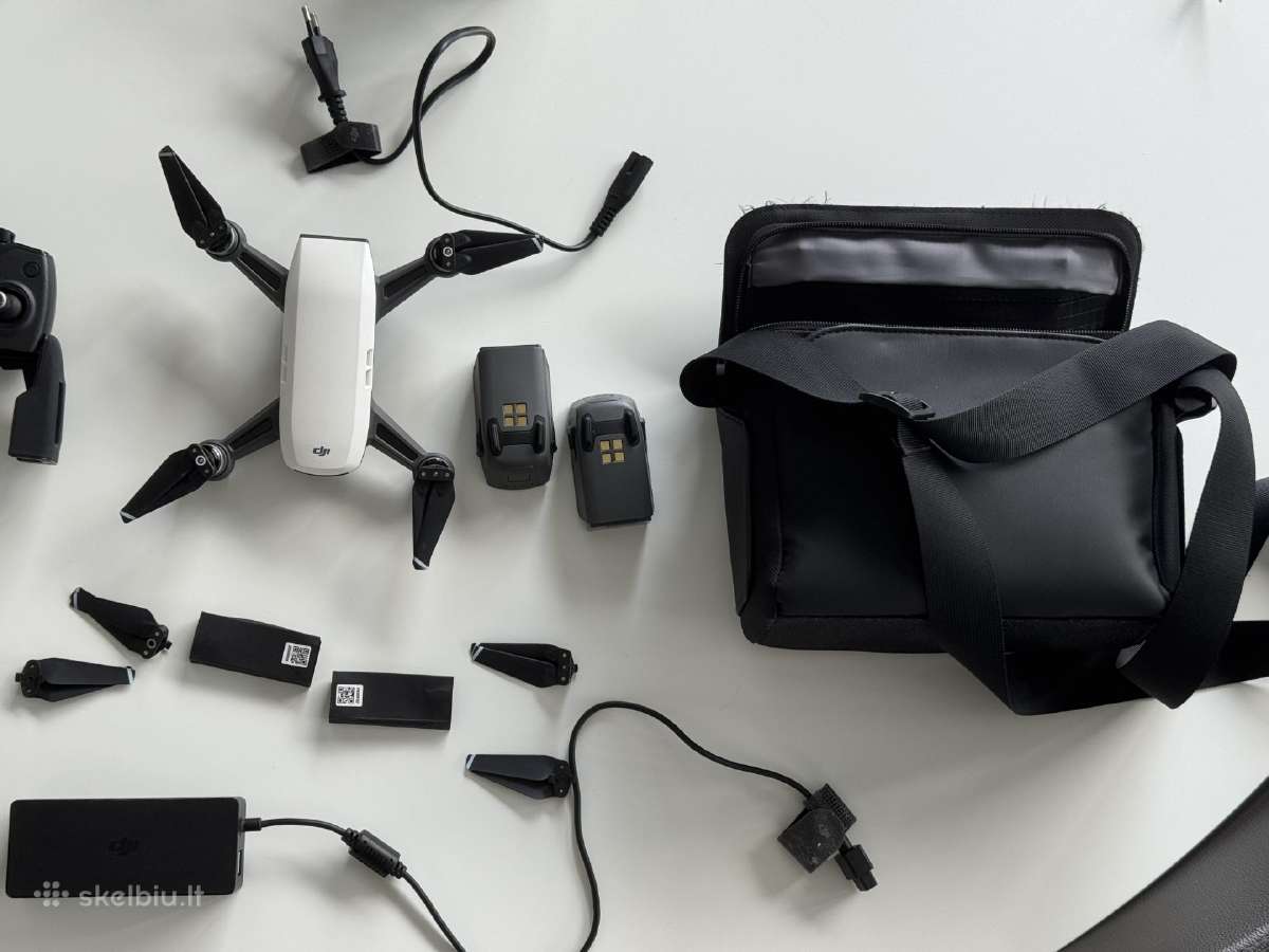 Dji spark dronas su pilnu komplektu - nuotraukos Nr. 2