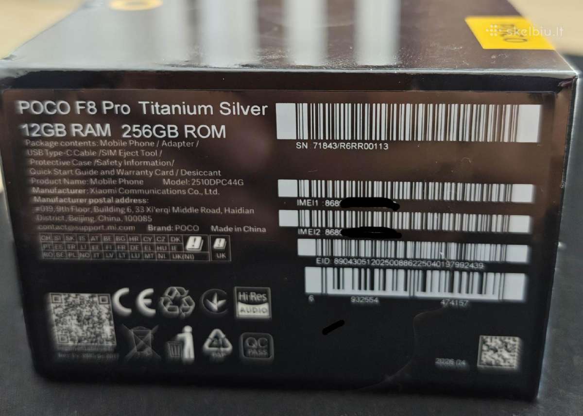Poco F8 Pro 12-256gb - nuotraukos Nr. 2