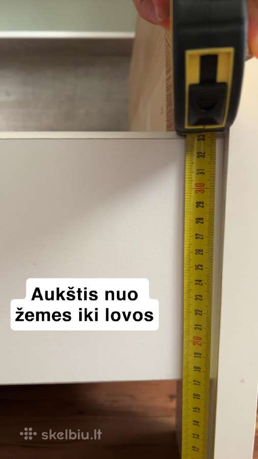 Dviejų aukštų lova su papildomais čiužiniais - nuotraukos Nr. 17