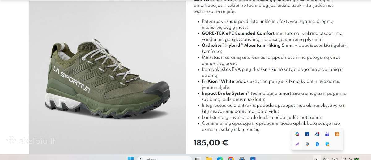 La Sportiva Ultra Raptor III Gtx Women - nuotraukos Nr. 15
