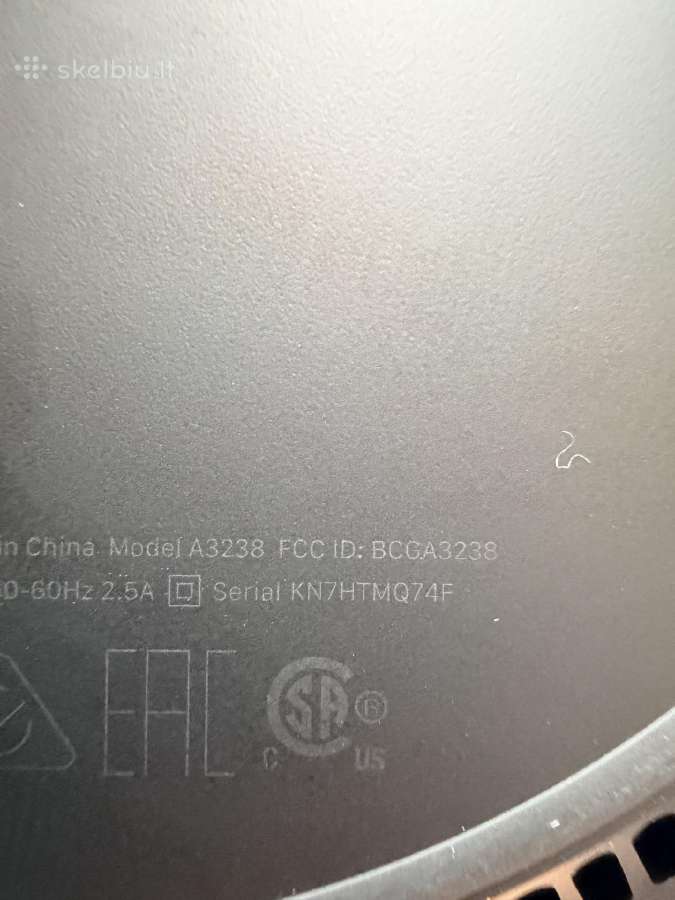 Apple Mac Mini M4 16gb RAM 256 GB SSD su garantija - nuotraukos Nr. 4