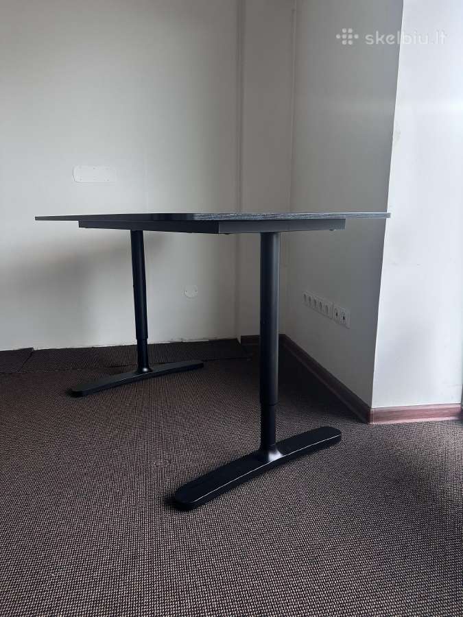 Ikea Bekant juodas rašomasis stalas - nuotraukos Nr. 2