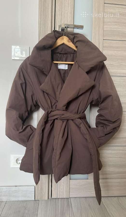 Asos pūsta striukė su diržu sm - nuotraukos Nr. 6