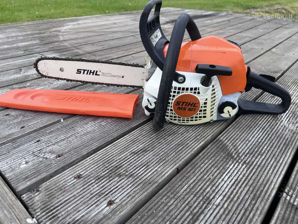 Tvarkingas Stihl ms181 2021metu Dirba gerai - nuotraukos Nr. 3