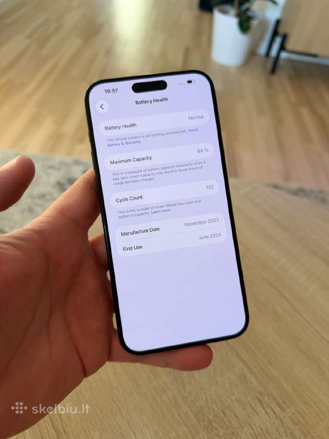 Apple iPhone 15 Pro Max, Titanium Black - nuotraukos Nr. 10