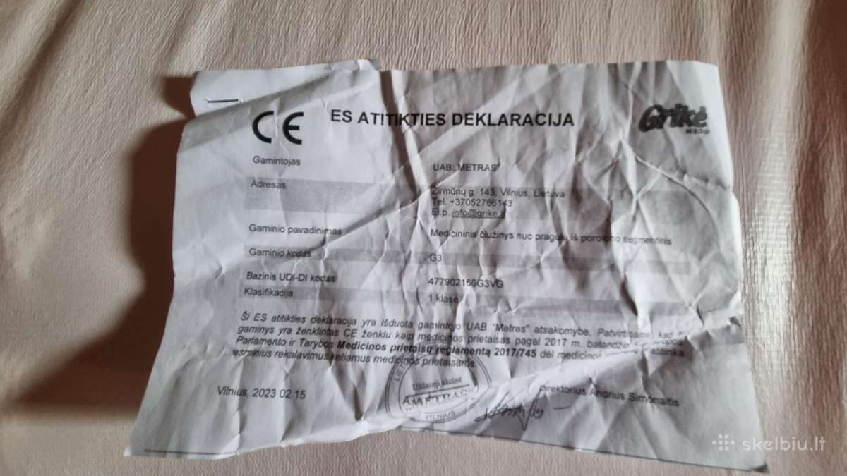 Medicininis čiužinys nuo pragulų - nuotraukos Nr. 7
