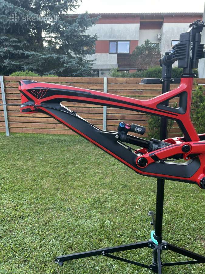 Downhill dviračio rėmas ir amortizatorius - nuotraukos Nr. 7