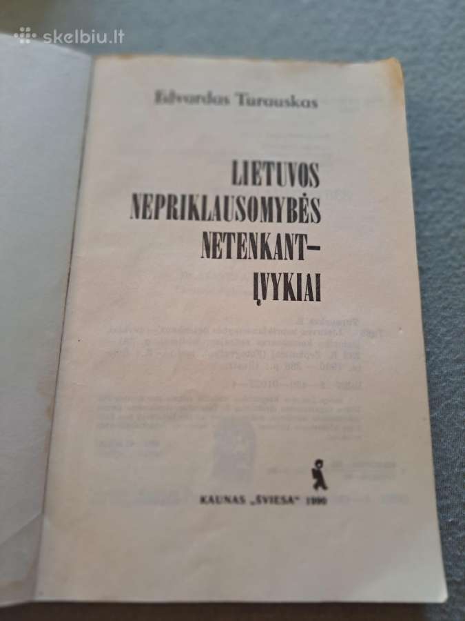 Istorinė E. Turausko knyga. - nuotraukos Nr. 2
