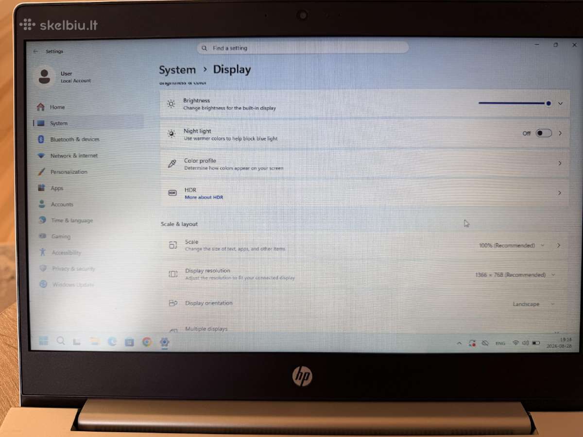 Hp Probook 440 G6 - i5, 8/256gb - nuotraukos Nr. 8