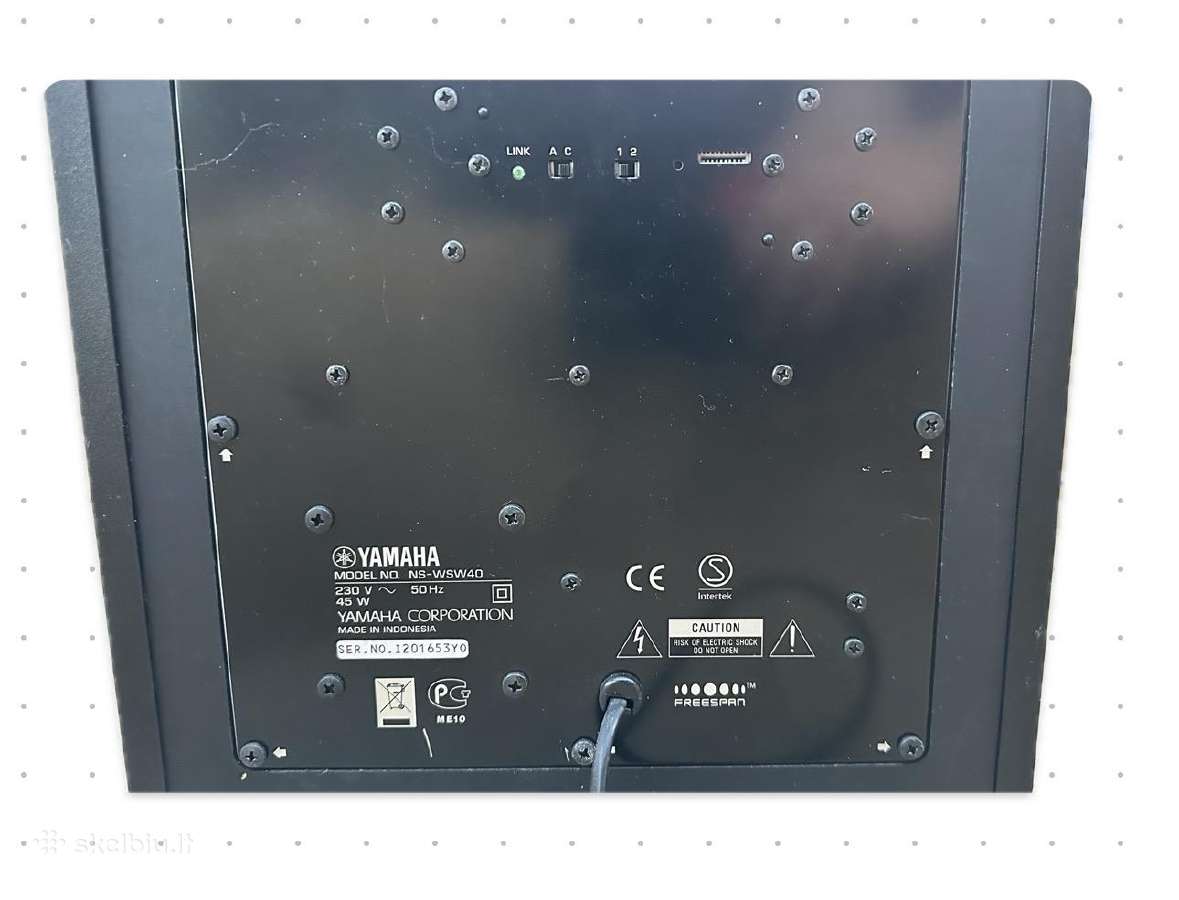 Yamaha Yas-201 Soundbar su žemų dažnių kolonėle - nuotraukos Nr. 6