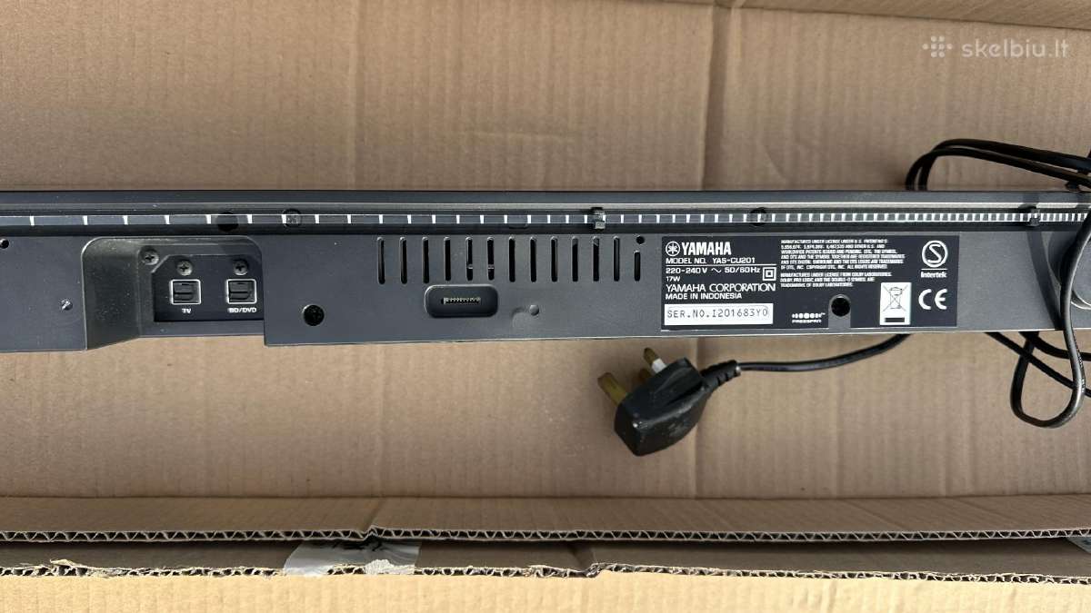 Yamaha Yas-201 Soundbar su žemų dažnių kolonėle - nuotraukos Nr. 3