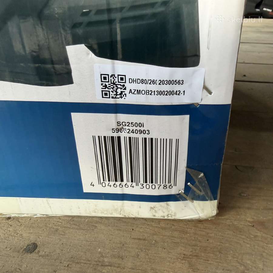 Inverterinis generatorius 1,6 kw Sg2500i - nuotraukos Nr. 4