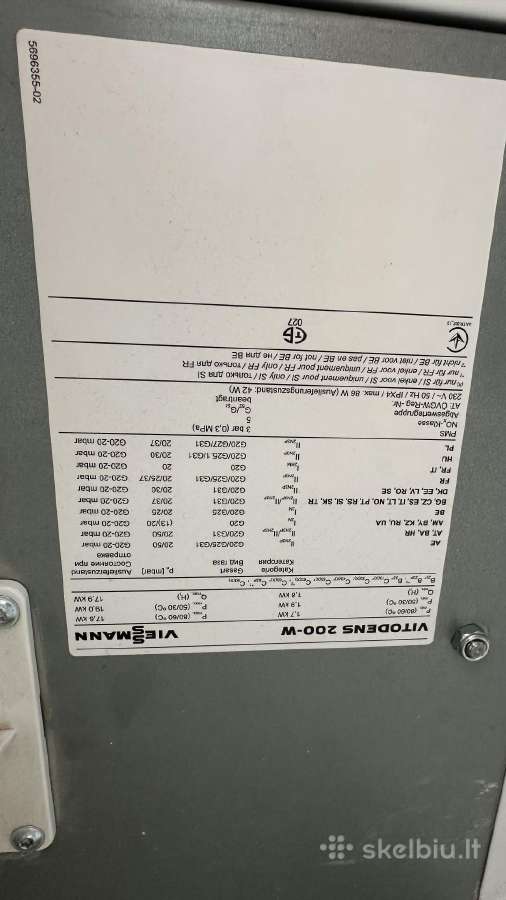 Vitodens dujinis kondensacinis šildymo katllas - nuotraukos Nr. 2
