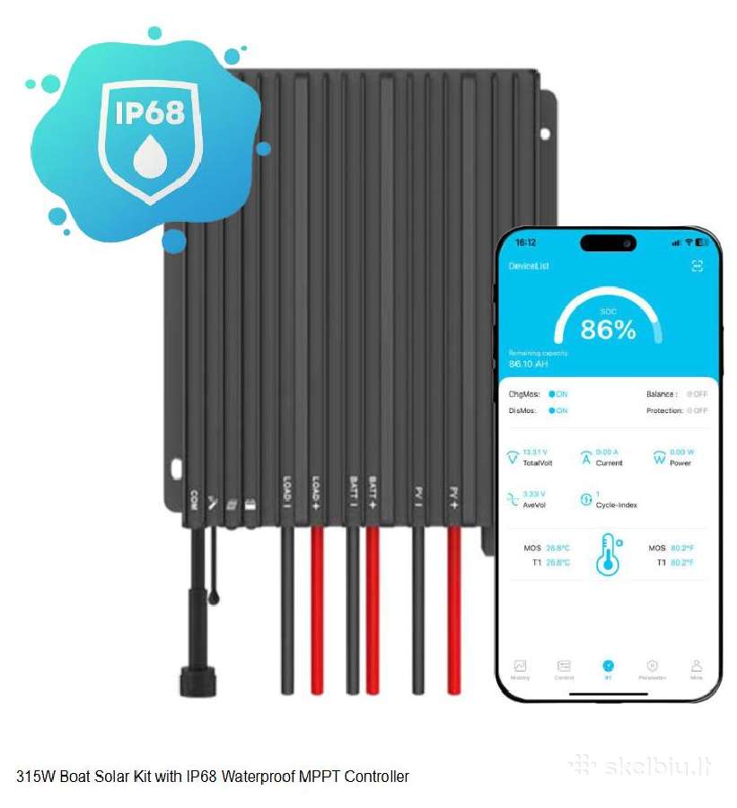 Saulės energijos rinkinys jachtai/valčiai 315w -l - nuotraukos Nr. 3