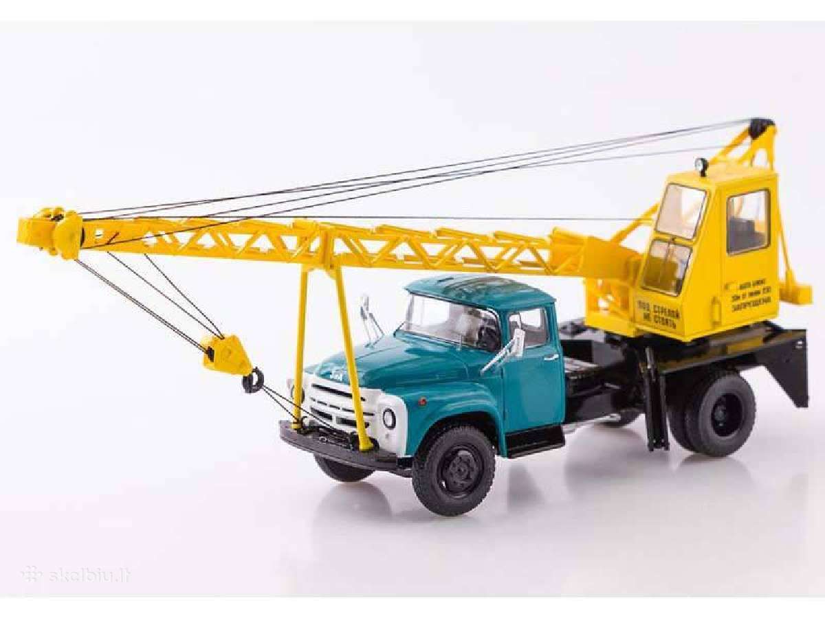 Zil 130 autokranas modeliukas - nuotraukos Nr. 2