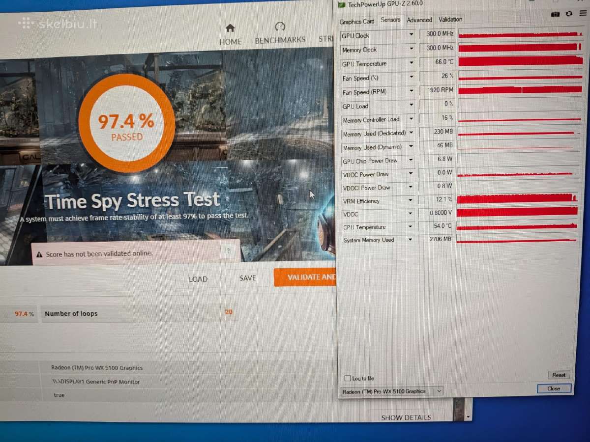 Amd Radeon Pro Wx 5100 8gb Gddr5 Gpu - nuotraukos Nr. 4