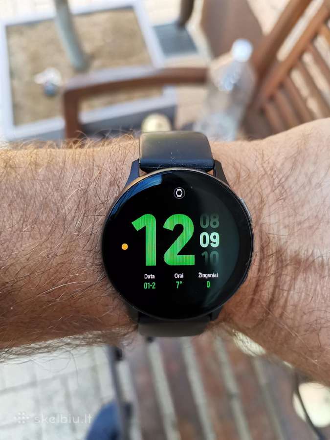 Išmanus Samsung Galaxy Watch Active2 puiki būklė! - nuotraukos Nr. 3