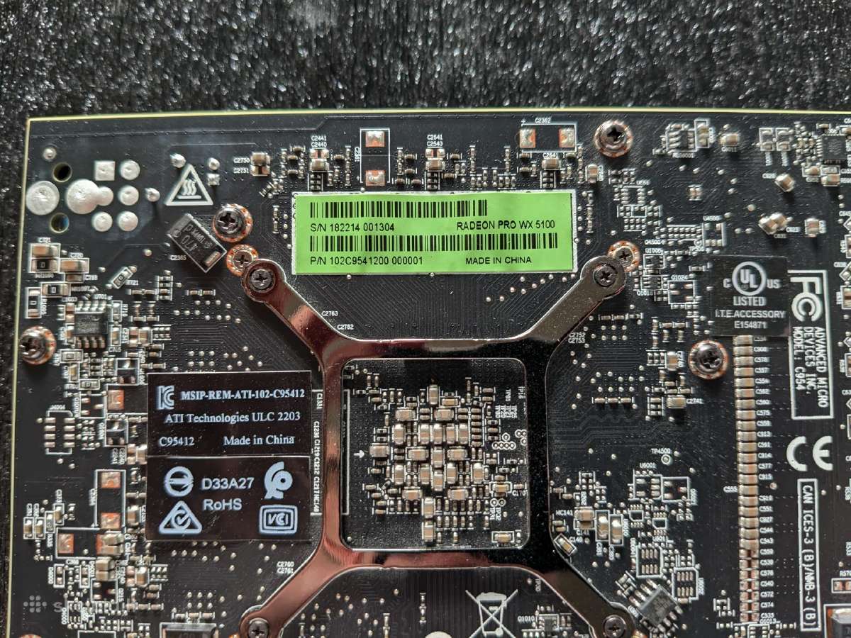Amd Radeon Pro Wx 5100 8gb Gddr5 Gpu - nuotraukos Nr. 3