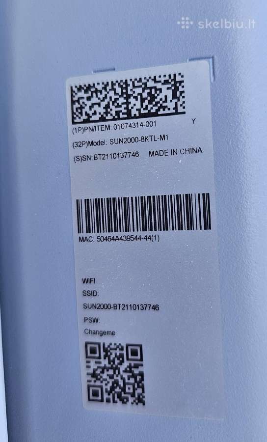 Huawei saulės inverterį Sun2000-8ktl-m1 - nuotraukos Nr. 4