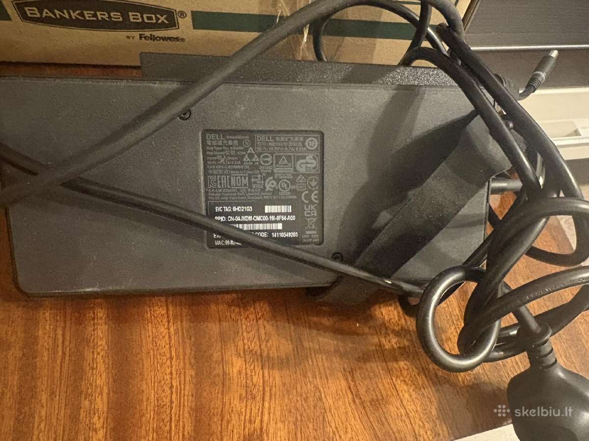 „dell“ įkrovimo stotelė. Modelis: Wd19s. Puikiai v - nuotraukos Nr. 2