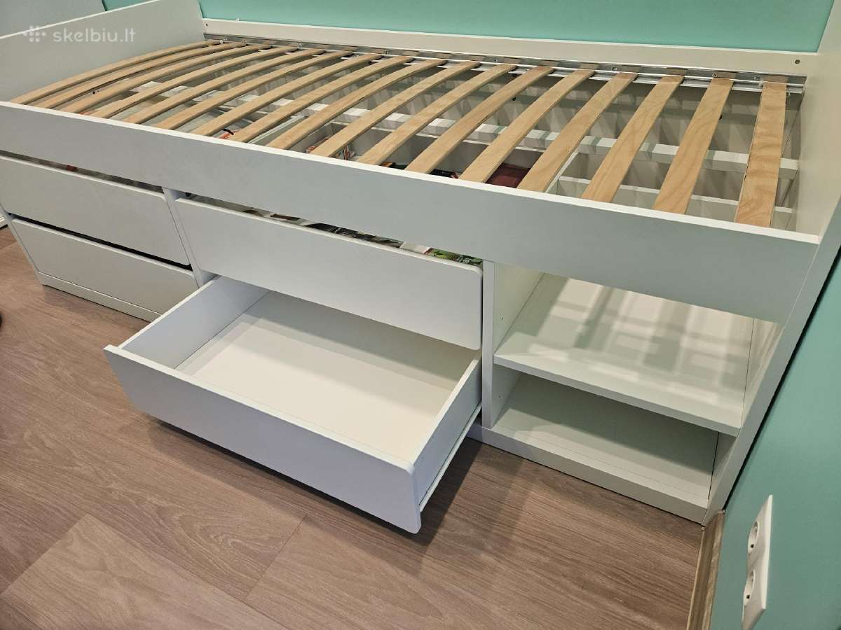 Ikea lova su stalčiais - nuotraukos Nr. 2