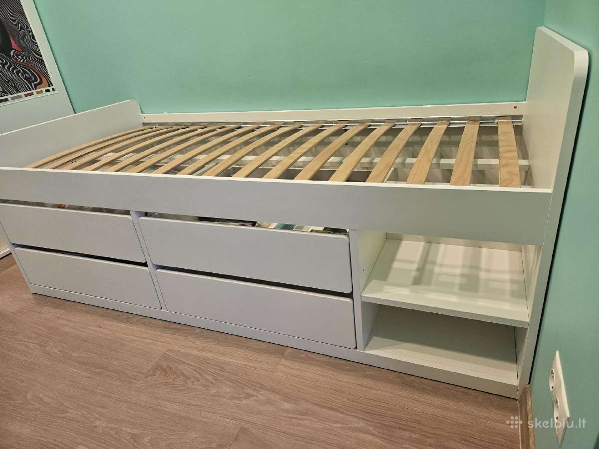 Ikea lova su stalčiais - nuotraukos Nr. 3