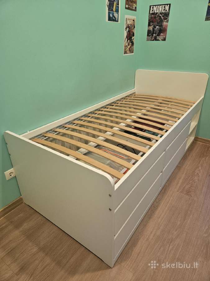 Ikea lova su stalčiais - nuotraukos Nr. 4