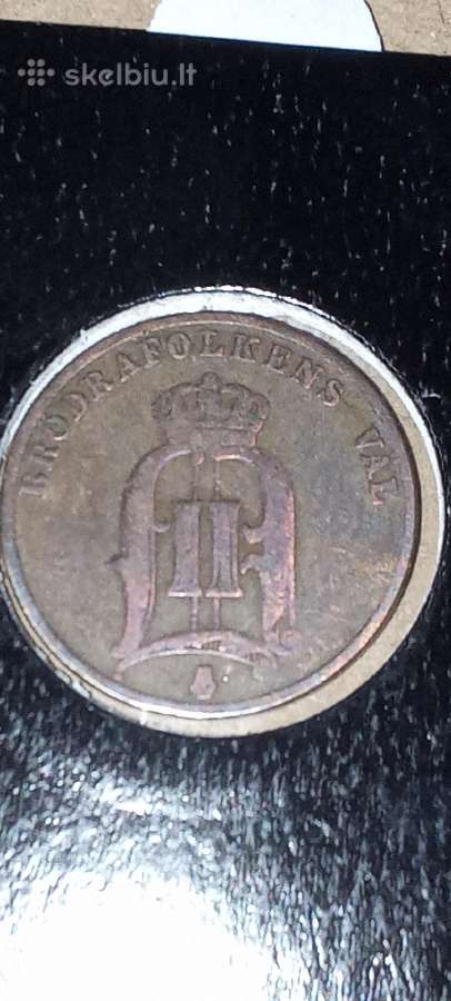 Švedija 2 erės 1882 - nuotraukos Nr. 2
