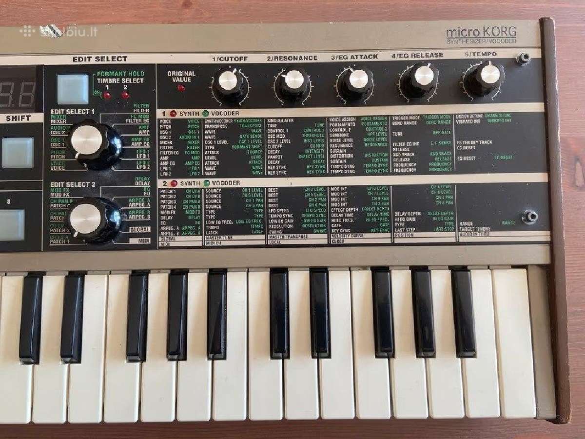 Korg microkorg - nuotraukos Nr. 6