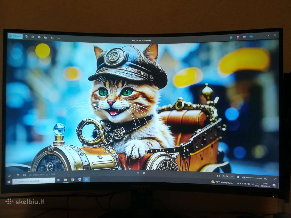 „gigabyte“ Lenktas žaidimų monitorius G32qc - nuotraukos Nr. 4