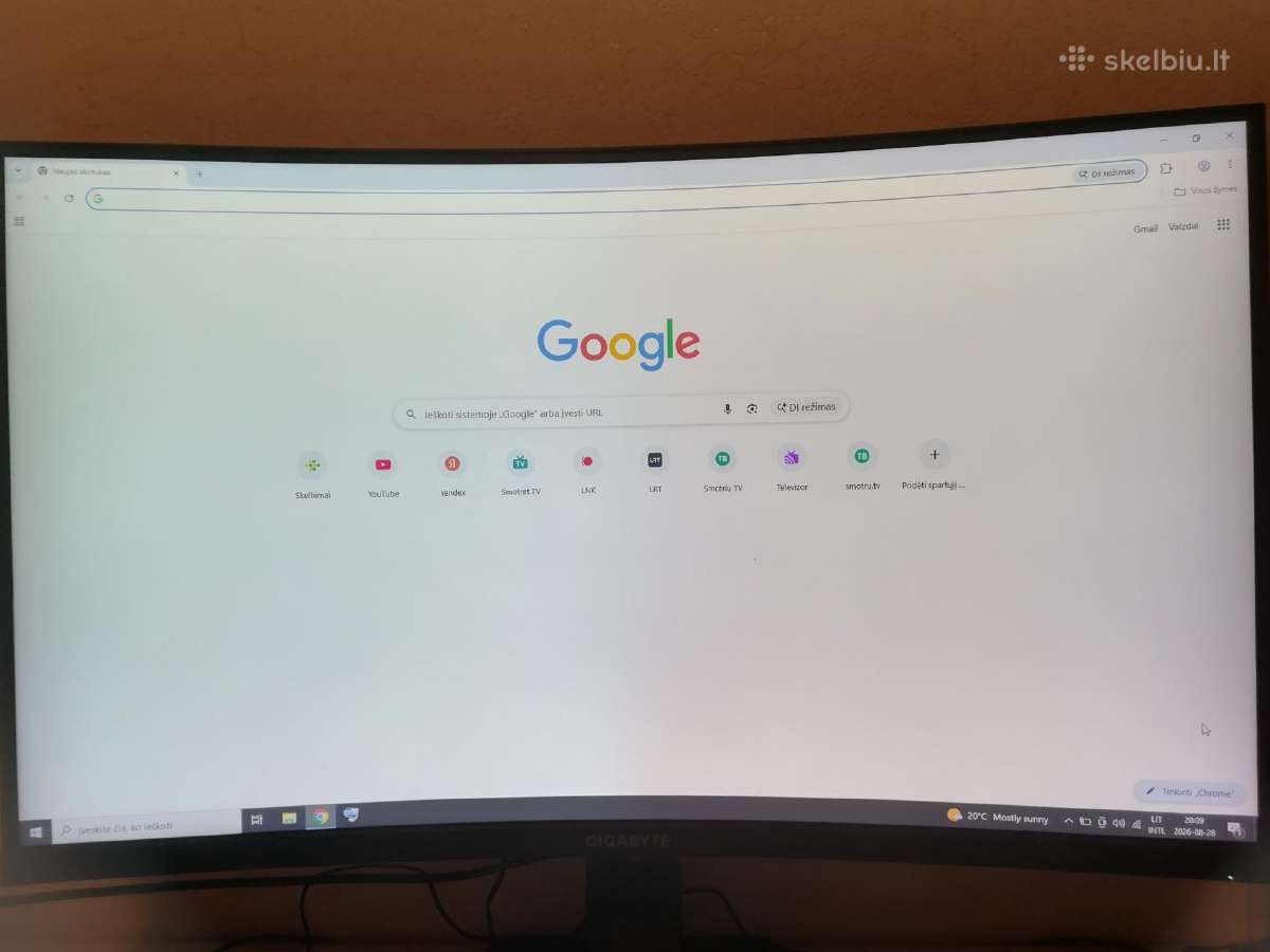 „gigabyte“ Lenktas žaidimų monitorius G32qc - nuotraukos Nr. 5