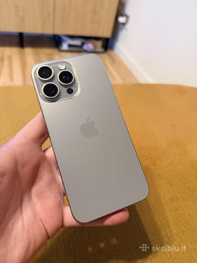 Apple iPhone 15 Pro Max, Natural Titanium - nuotraukos Nr. 6