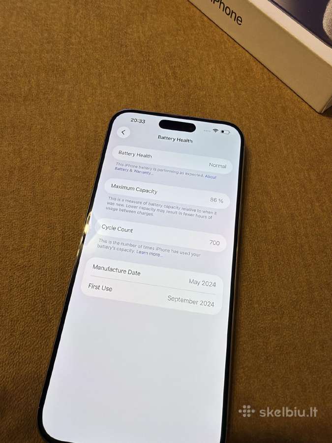 Apple iPhone 15 Pro Max, Natural Titanium - nuotraukos Nr. 10