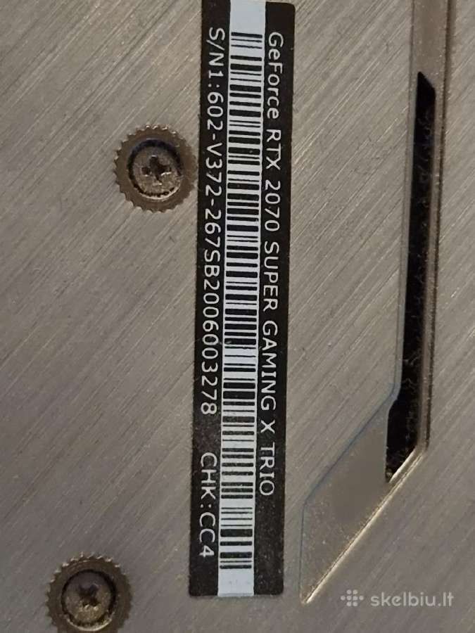 Msi Rtx 2070 Super - nuotraukos Nr. 2
