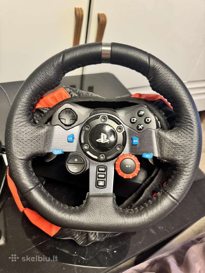 Žaidimo vairas Logitech G29 + shifter - nuotraukos Nr. 2