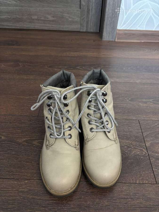 Smėlio spalvos „timberland“ stiliaus batai - nuotraukos Nr. 2