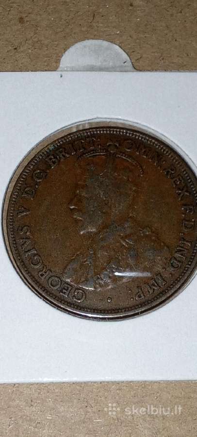 Australija 1 pensas 1929 - nuotraukos Nr. 2