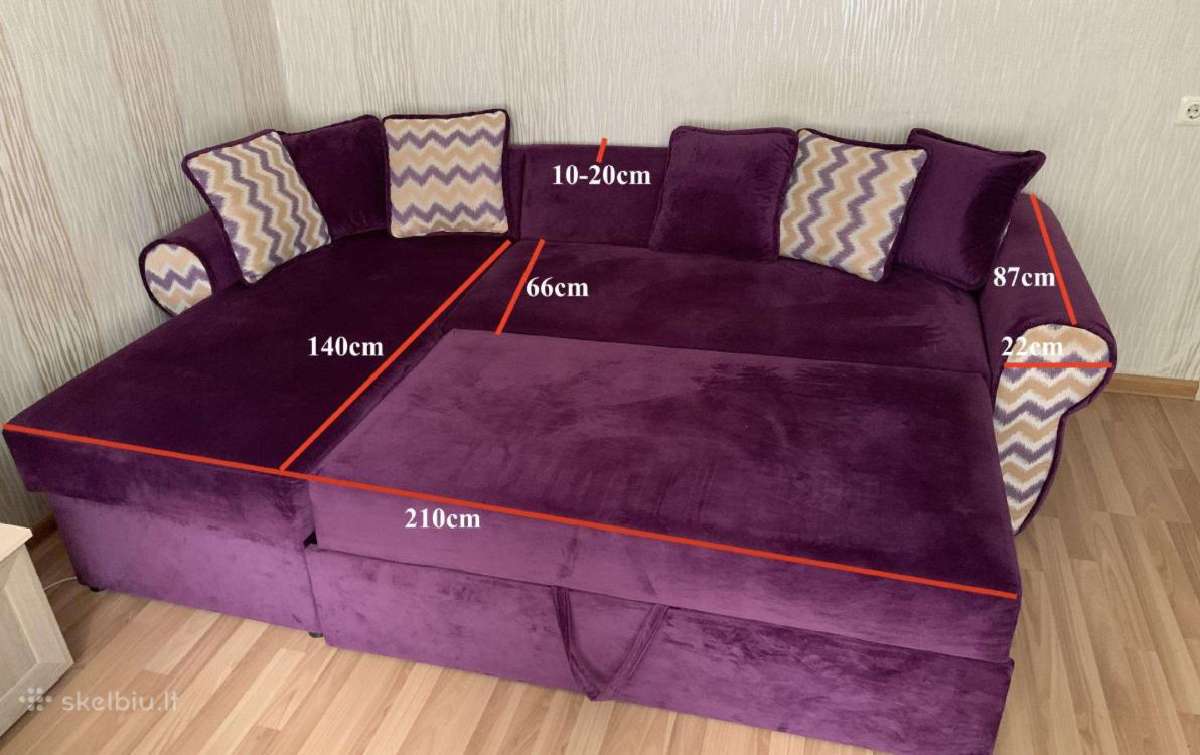 Kampinė sofa - nuotraukos Nr. 2