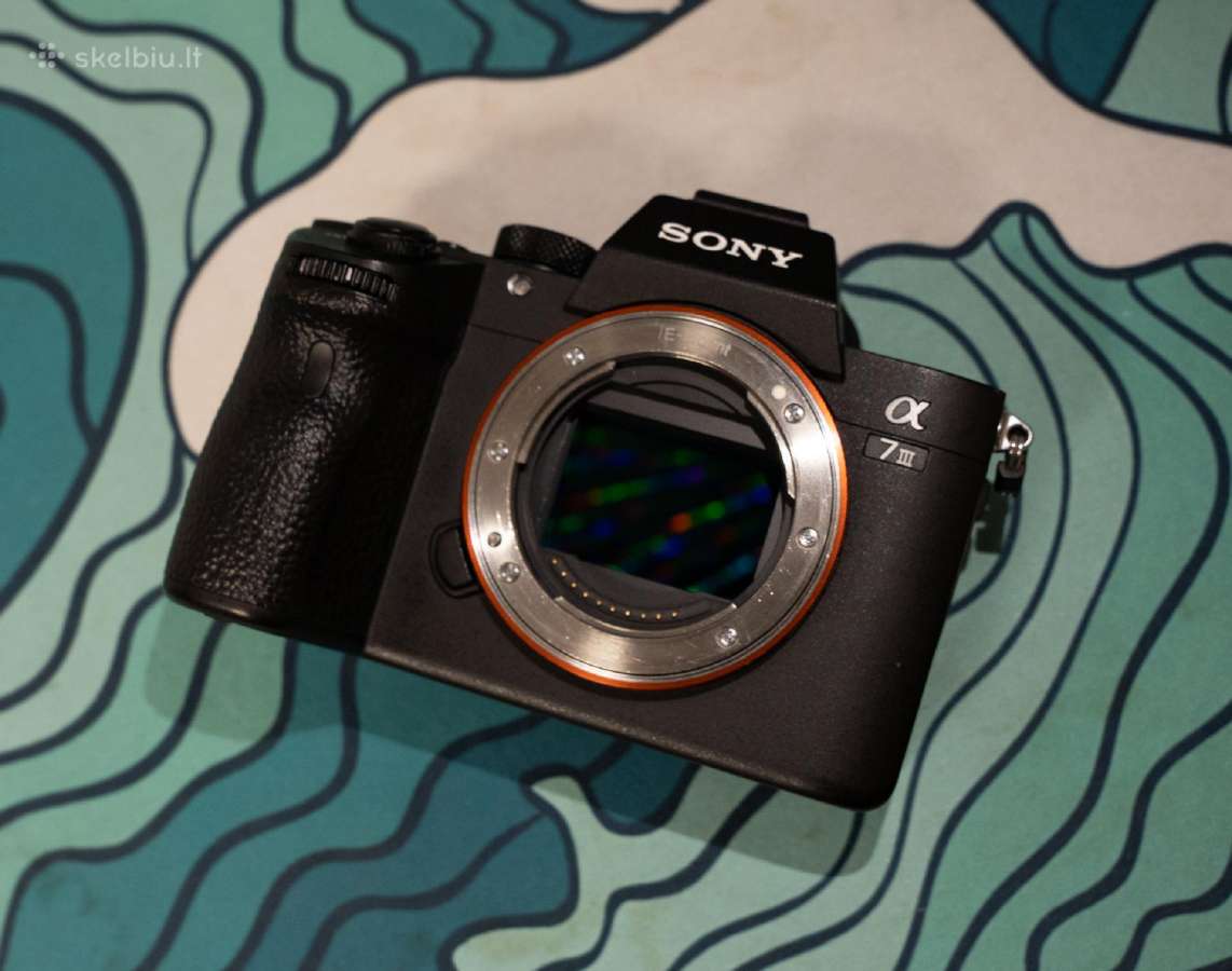 Sony A7III, labai geros būklės - nuotraukos Nr. 3